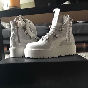 Fenty Puma by Rihanna White Boot Sneaker